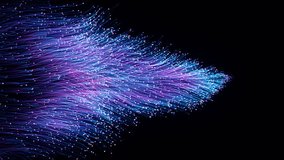 Abstract blue purple particles of optical fiber - Powered by Shutterstock - Get 15% off with code: PIKWIZARD15