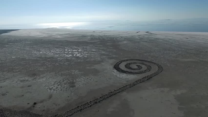 The Spiral Jetty Monument Utah