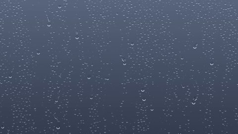 Rain drops on the glass. Condensation on the glass. Includes alpha matte for composing over footage or another background.