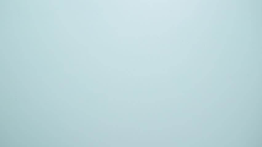 Painted USA sign with white, red and blue on blue background.