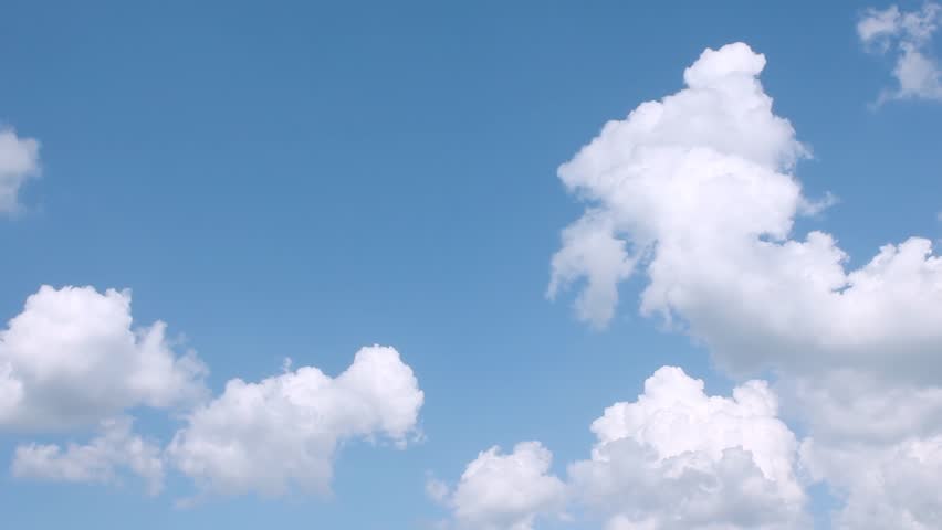 Puffy fluffy white clouds blue sky time lapse motion background. Blue Clouds & Sky, Video quality, high defination, slowmotion, cumulus and cirrus clouds. formation of cumulus, Full HD, 1920x1080, FHD | Shutterstock HD Video #1012462940