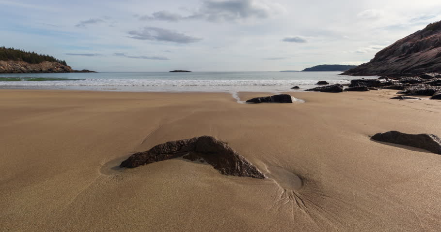 Sand Beach in Acadia National Park
