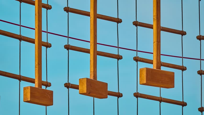 Recreational-oriented adventure park is place which can contain wide variety of elements, such as rope climbing exercises, obstacle courses and zip-lines. They are usually intended for recreation.