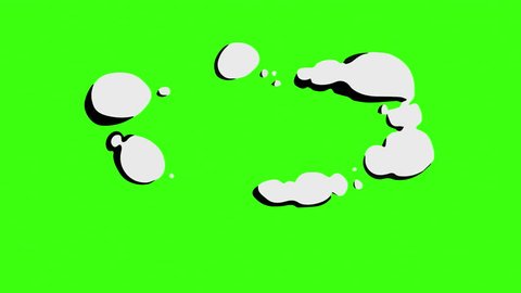 4K 10 Smoke Elements. Pre-rendered with green background with 4K resolution.