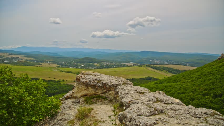 Beautiful Pyrenees mountines treking man