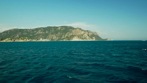 Aegean Sea with islands