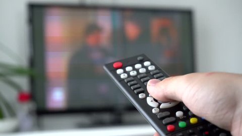 Watching Tv Using Remote Controller Stock Photo 193018853 | Shutterstock