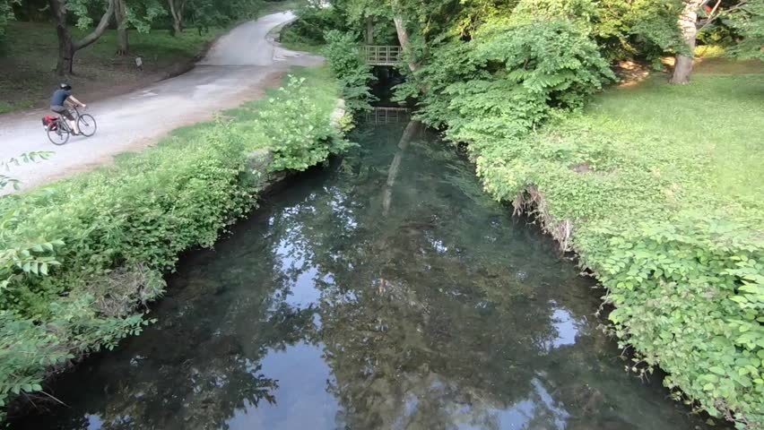 Traveling Up The Monoshone Creek in Wissahickon Valley Park In Historic Rittenhouse Town - Wissahickon Valley Park, Fairmount Park System, Philadelphia Pennsylvania