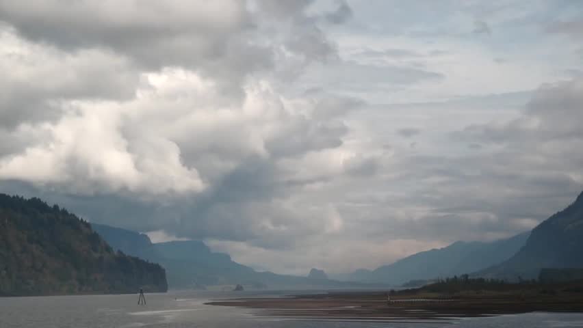 clouds cloudscape landscape lake