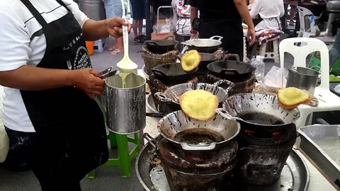 Thailand pancake seller