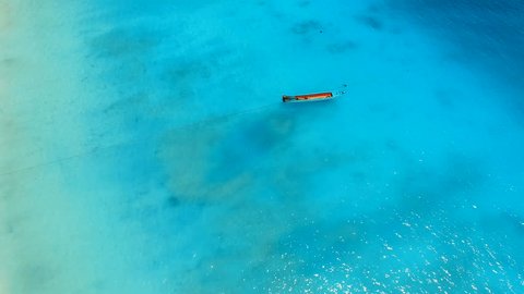aerial view of beautiful blue sea nyang oo phee island andaman sea border myanmar and southern thailand