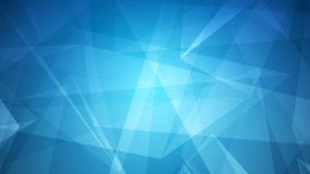 4k Abstract glowing futuristic, network, technology, science, celebration geometrical blue loop-able background with triangles