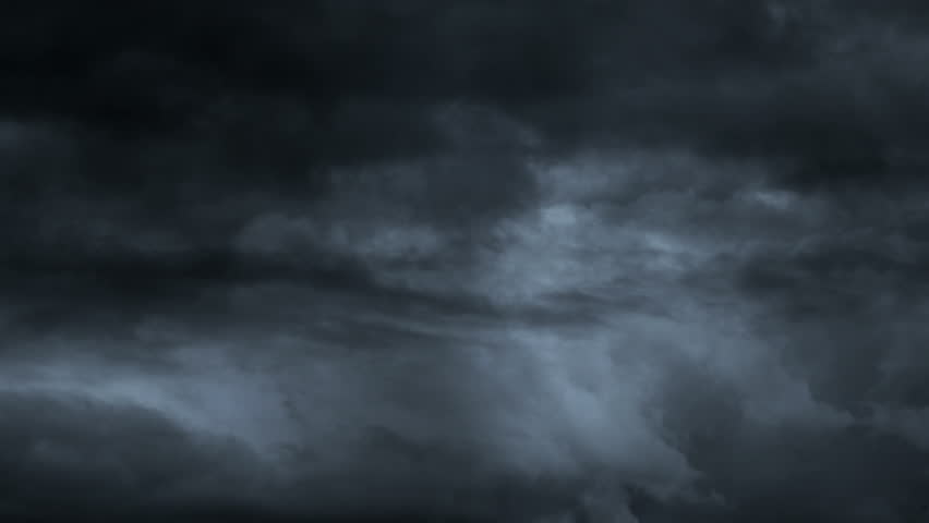 night sky huge dark storm clouds Stock Footage Video (100% Royalty-free ...