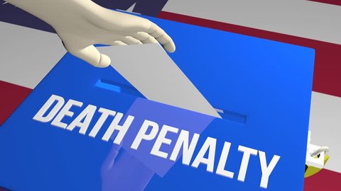 Vote on Death Penalty ballot concept animation