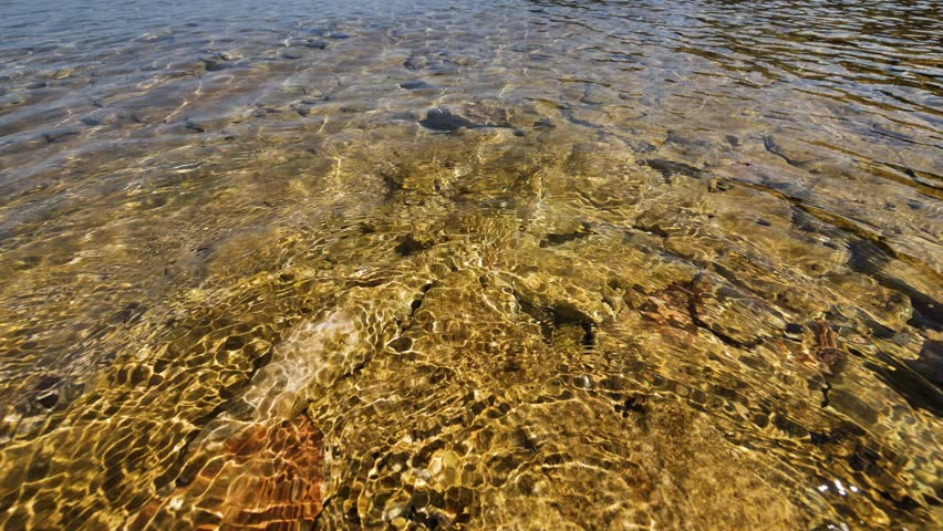 Water surface at sea, in UHD resolution