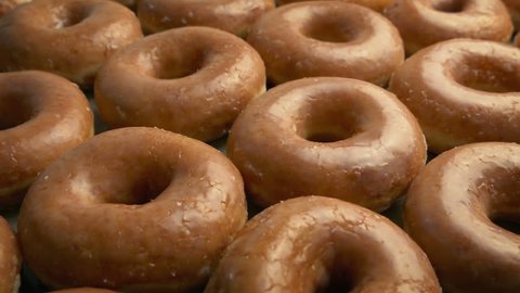 Lots Of Glazed Donuts