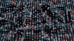 4K Network Molecule Mesh. Seamless looping - Powered by Shutterstock - Get 15% off with code: PIKWIZARD15