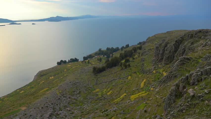 Taquile Island on Lake Titicaca Peru