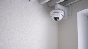 Surveillance video system. Security camera for private safety. Nobody