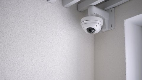 Surveillance video system. Security camera for private safety. Nobody