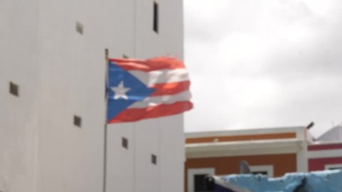 Puerto Rico's Flag after Hurricane Maria