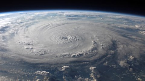 4K NASA Cinemagraph Collection - Hurricane Felix. Seamless loop. (Elements furnished by NASA)
