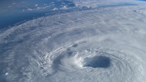 4K NASA Cinemagraph Collection - Hurricane. Seamless loop. (Elements furnished by NASA)