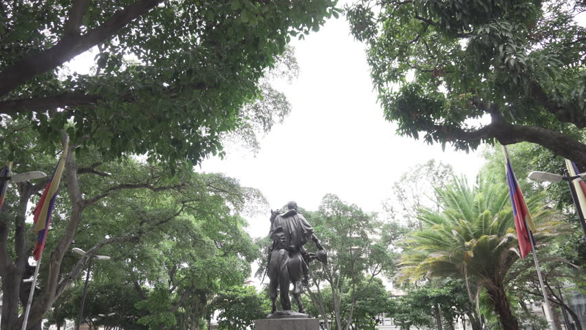 Plaza Bolivar in Chacao, Caracas in Venezuela
