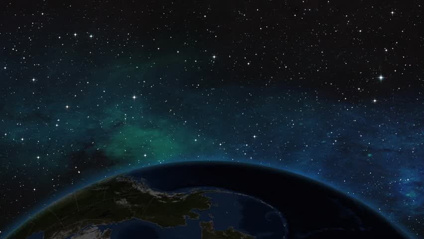 POLAND WARSAW ZOOM IN FROM SPACE