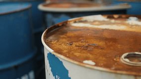 Old rusty barrels from oil products - Powered by Shutterstock - Get 15% off with code: PIKWIZARD15