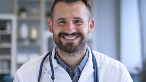 Portrait of Smiling Confident Doctor