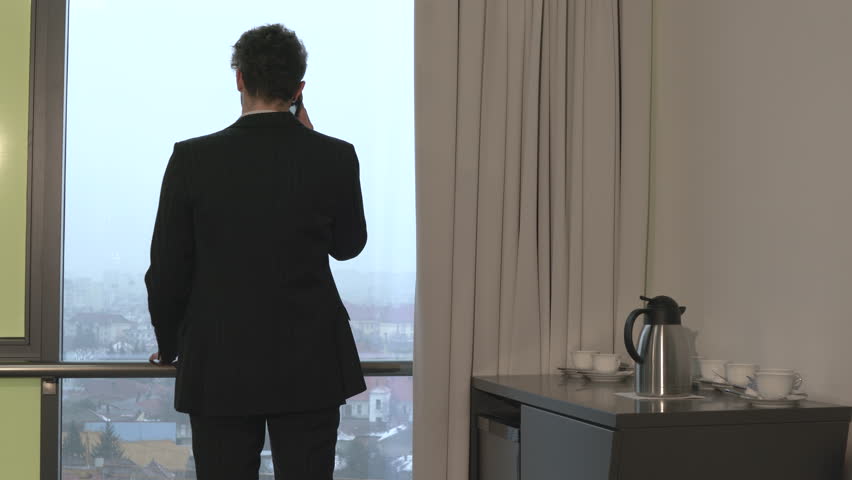 Young man talking on the phone