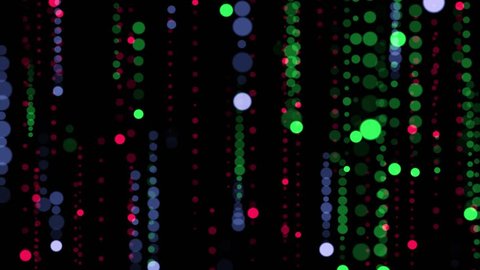 Festive circles Rain animation background new quality shape universal motion dynamic animated colorful joyful holiday music video footage
