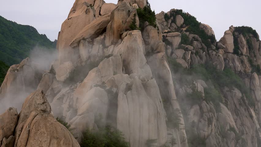 Ulsanbawi Rock. Mountain in Seoraksan National Park, South Korea