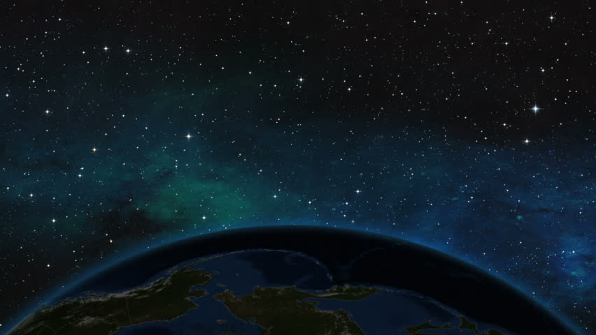 IRELAND DUBLIN ZOOM IN FROM SPACE