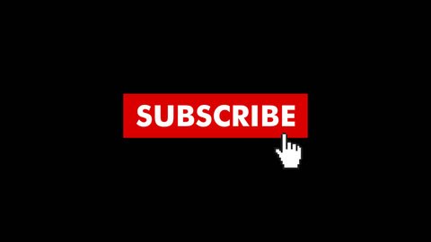 Animation of a Subscribe Button fo Youtube. Choose your favourite Subscribe Button Animation and simply place it into your Videos. The Background in this Video is Transparent and has a Alpha Channel. 