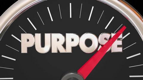 Purpose Mission Goal Reason Speedometer 3d Animation