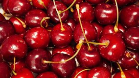 Fresh ripe Cherry close-up