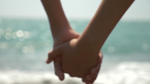 Couple Holding Hands On Beach Stock Footage Video 100 Royalty Free Shutterstock