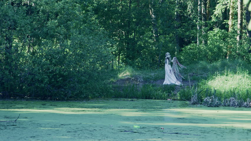 Fairy girl in the woods