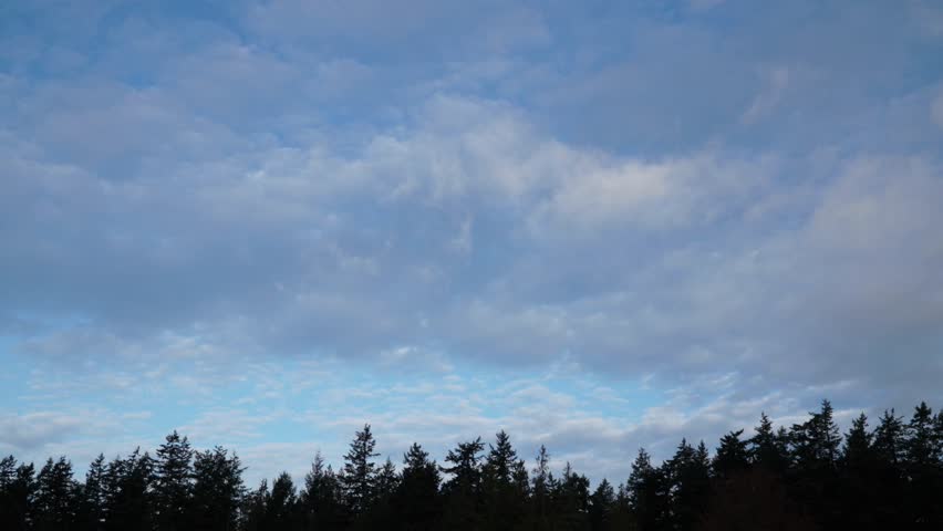 Timelapse Of Fast Moving Clouds