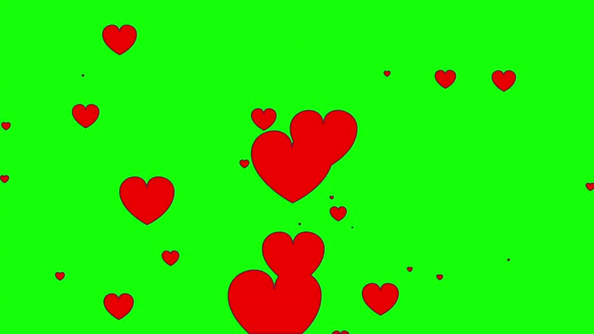 Animated background. Flying hearts. Loop animation. That allows you to extend it many times. Royalty-Free Stock Footage #1013042129