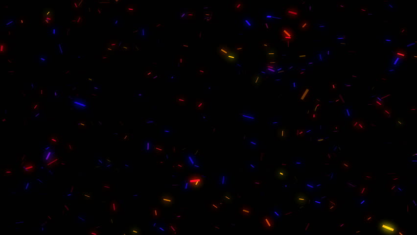 Confetti Background. Slow Motion Loop Background.