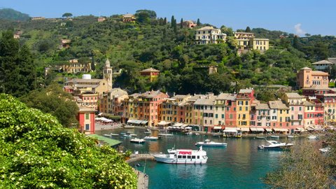 Portofino picturesque ligurian colourful town - Genoa - Italy .