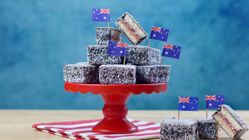 Iconic Traditional Australian Party Food, Stock Footage Video (100% ...