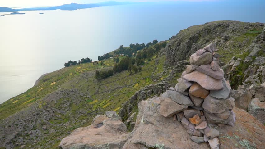 Taquile Island on Lake Titicaca Peru