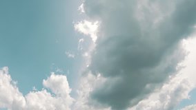 Video Time Lapse of Clouds Movement