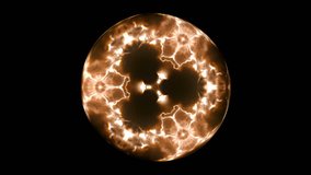 Spiritual experience of self awareness and consciousness through meditation in an abstracted crystal ball in a dark background - Powered by Shutterstock - Get 15% off with code: PIKWIZARD15