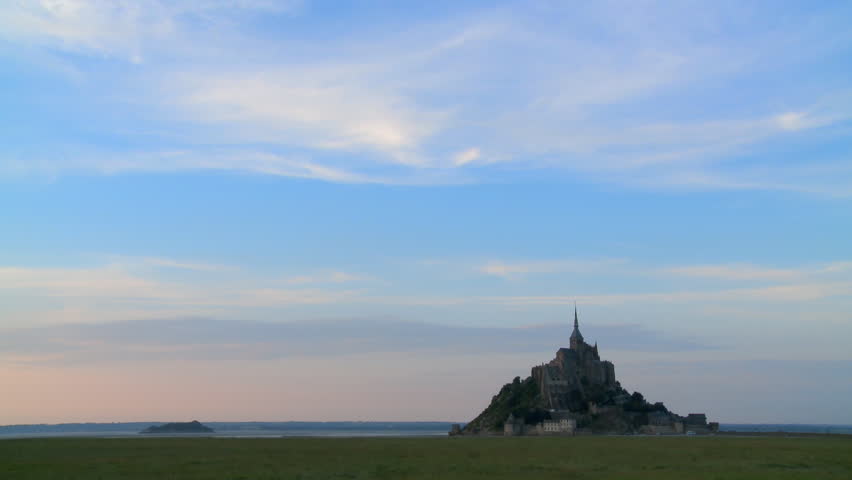 Time Lapse Le Mont Saint-Michel Island