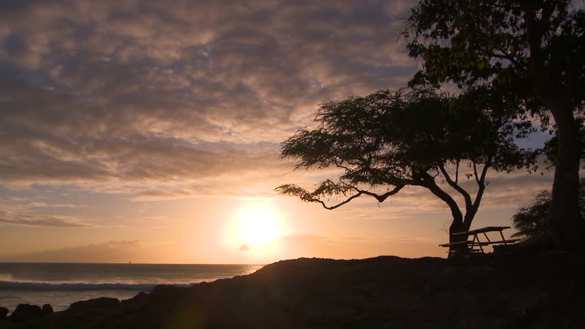 Lockdown: Beautiful Sunset of Haleiwa Hawaii